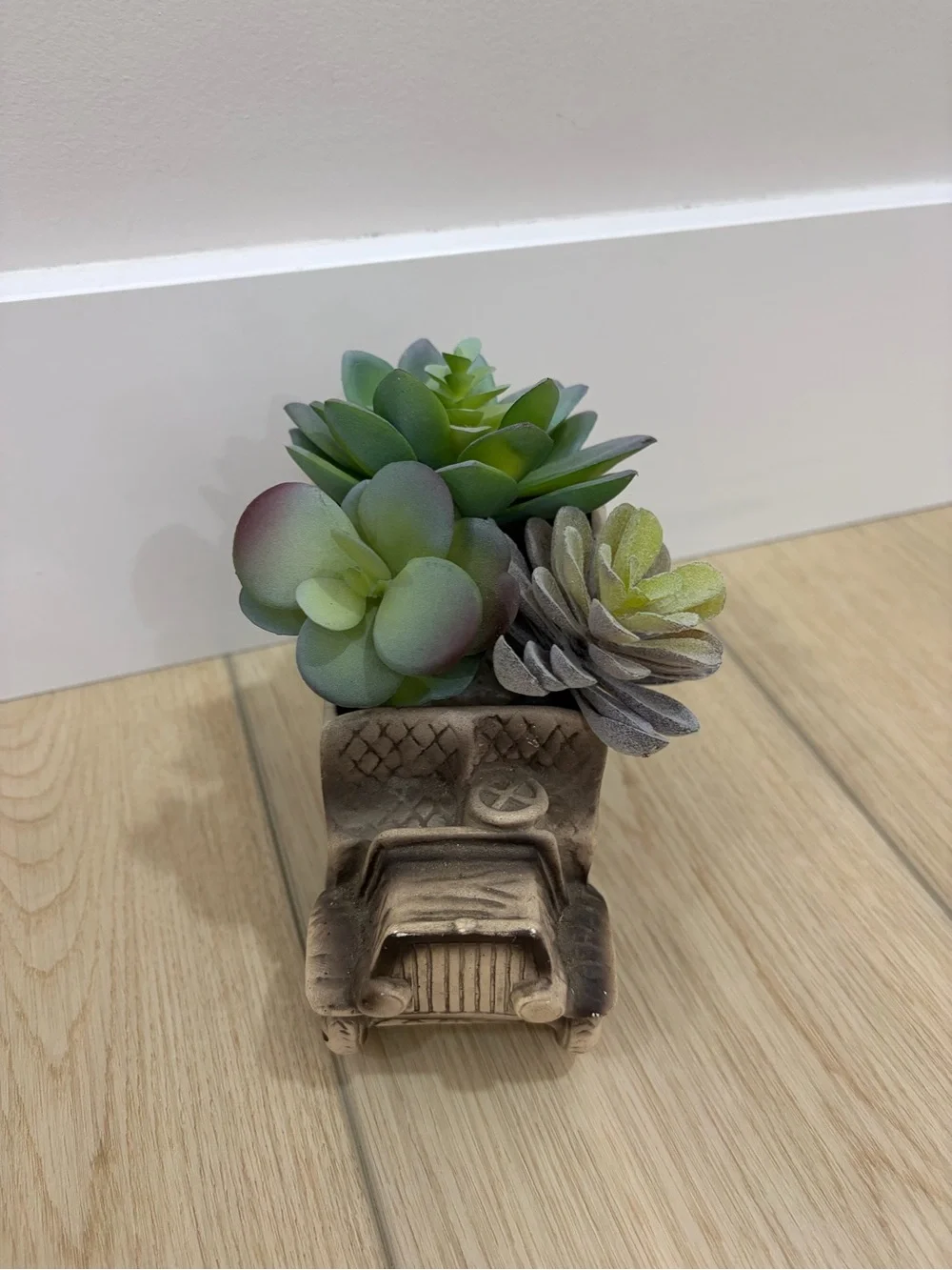 Vintage Napcoware Japan Antique Car Planter Ceramic Succulent Pot Mid Century